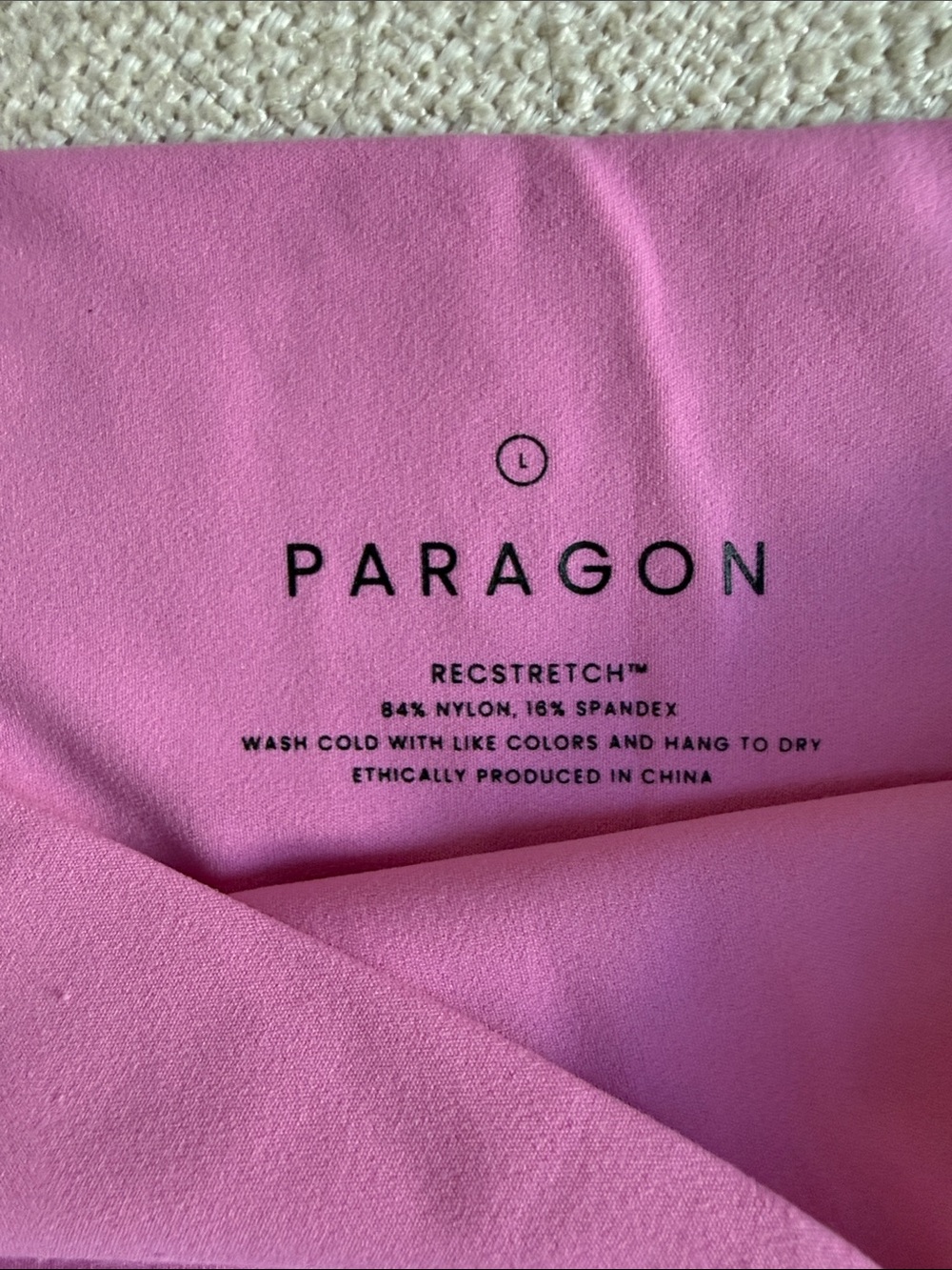 PARAGON Solid Pink High-Rise Bike Shorts - Picture 4 of 4